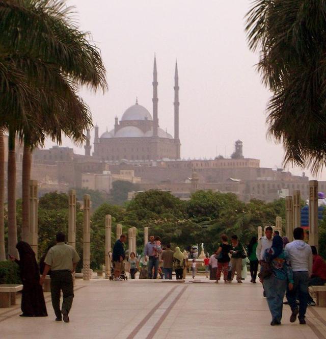 Widok na cytadelę, Kair, Egipt
