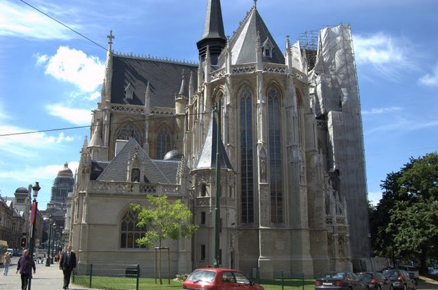 Bruksela - kościół Notre Dame du Sablon