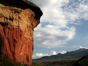 18 drakensberg  rpa  golden gate np  mushroom rock