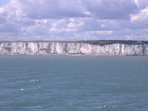 Widok na klify Dover