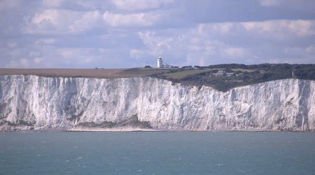 Widok na klify Dover