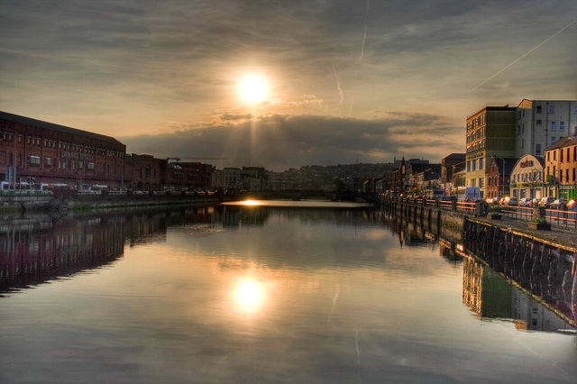 Sunset in Cork City