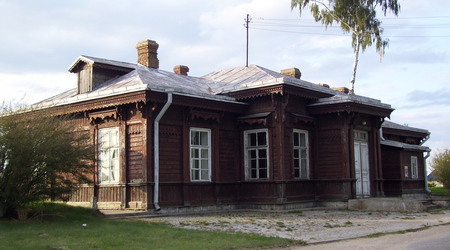 Stara stacja w Trakiszkach