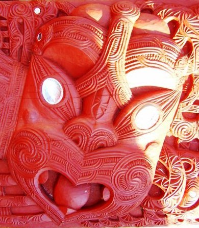 Rotorua - rzezba maoryska