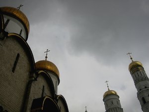 kopuły na Kremlu