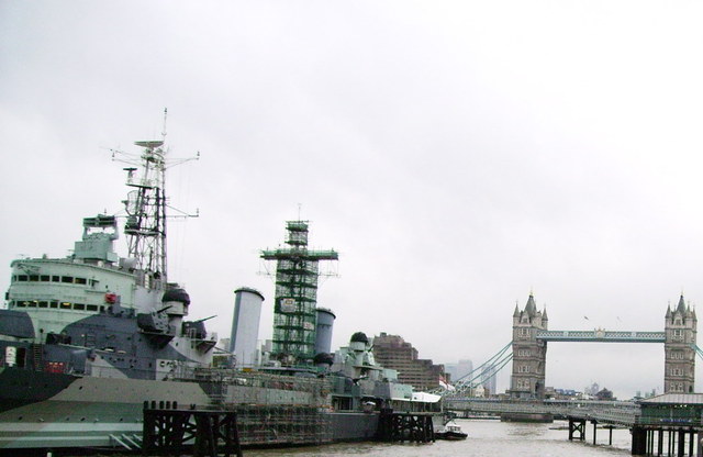 Statek,Tower Bridge