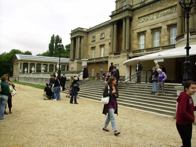 Palac buckingham  wyjscie