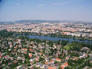 Wiedeń  widok z wiezy Donatunnarium