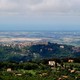 Castel Gandolfo widziane z Monte Cavo