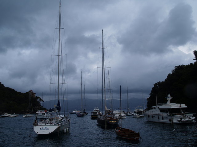 Portofino - widok z portu