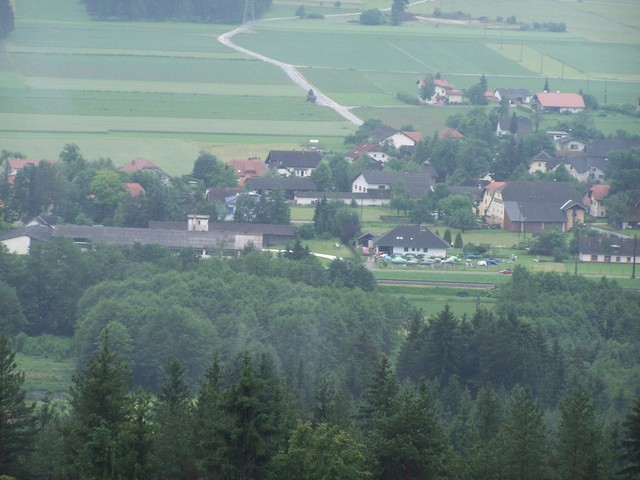 widok na okolice Bleiburg