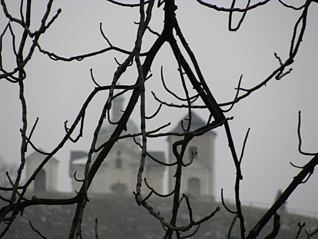 Mikulov widok na Święty Pagórek (Svatý kopeček)1