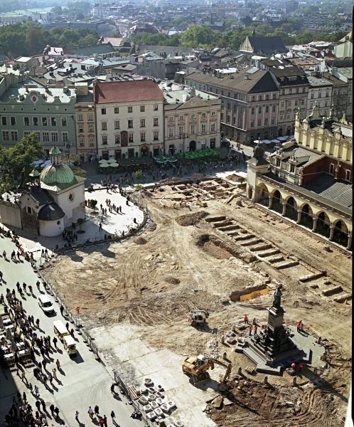 Krakow  remontowany rynek