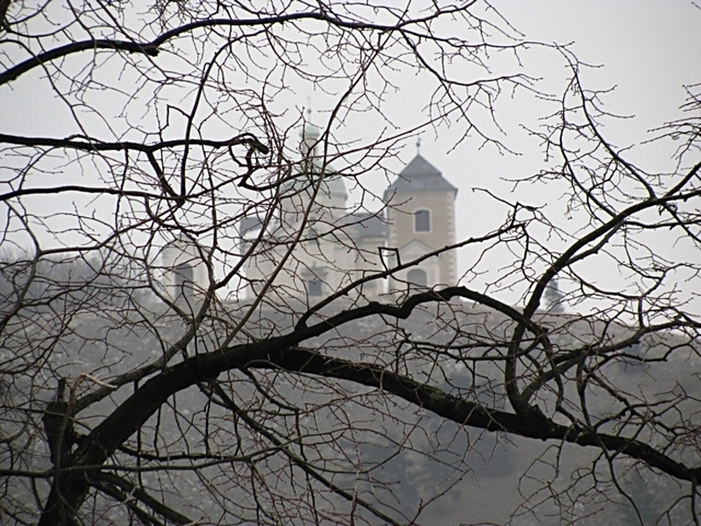 Mikulov widok na Święty Pagórek (Svatý kopeček)