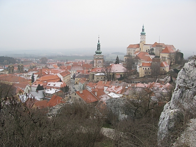 Mikulov  widok z Koziego hradku