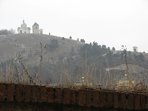 Mikulov widok na Święty Pagórek (Svatý kopeček)