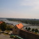 Bratislavský Hrad - widok na Dunaj