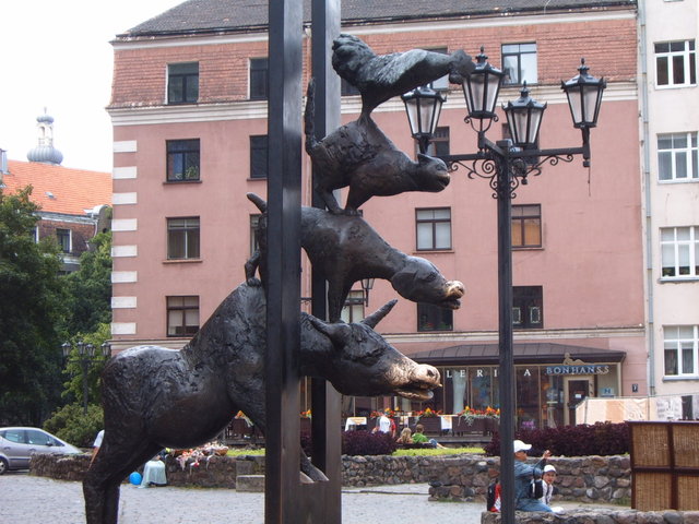 rzeźba Muzykantów z Bremy