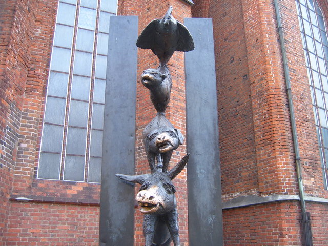 Rzeźba Muzykantów z Bremy