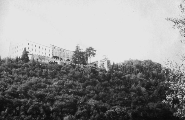 Castello, widok z Cison di Valmarino