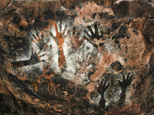 Malunki Aborygenow w Kakadoo, NT 