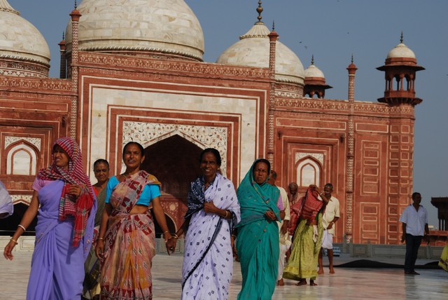 Przy Taj Mahal