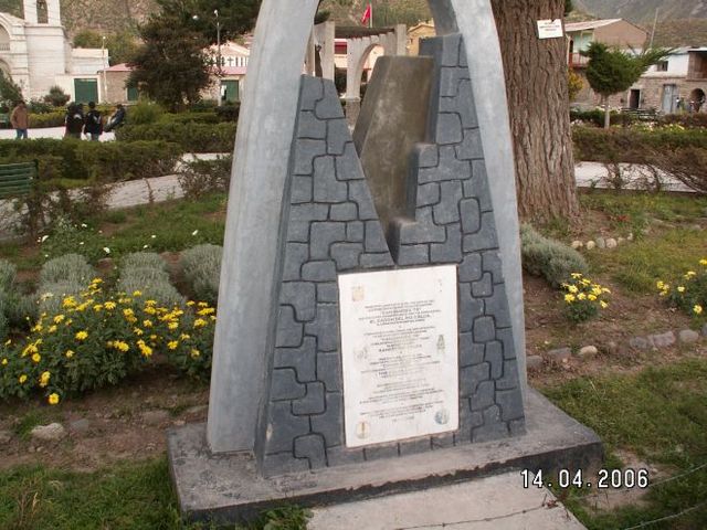 Pomnik Polaków zdobywców rzeki Colca