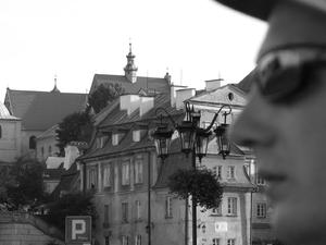 Mój najukochańszy bro a w tle Lublin