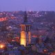 Wieczorny widok na miasto