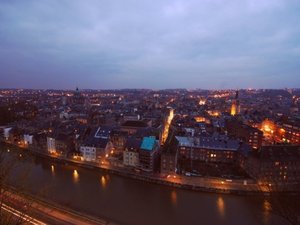 Wieczorna panorama miasta