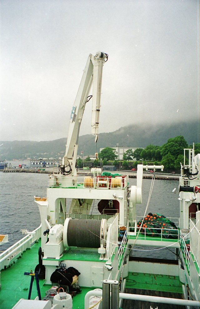 Na R.V. G. O. Sars - statku  Marine Research Institute  w Bergen