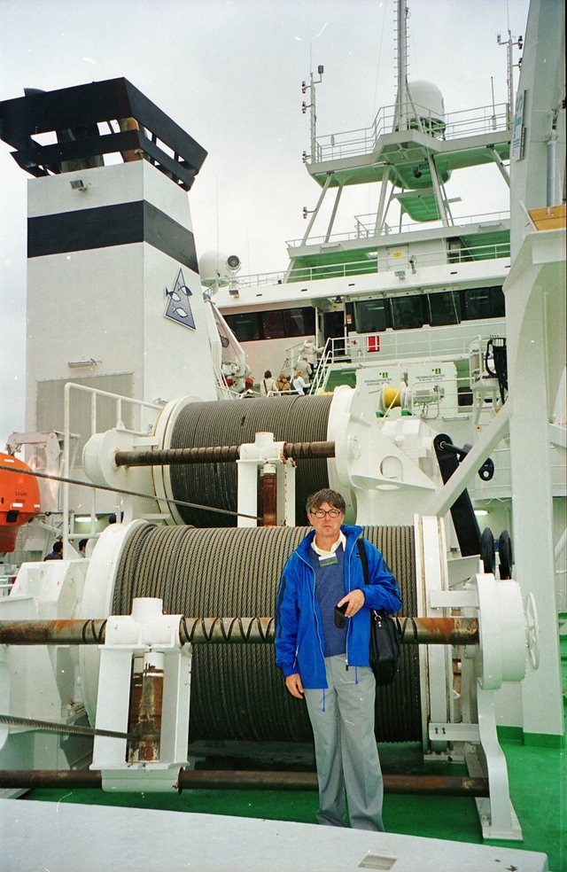 Na R.V. G. O. Sars - statku  Marine Research Institute  w Bergen