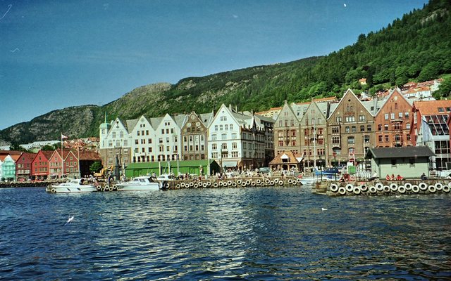Stare miasto w Bergen