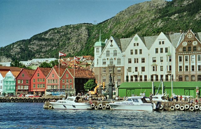 Stare miasto w Bergen