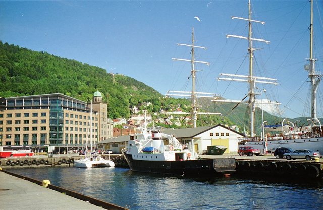 W porcie  w  Bergen