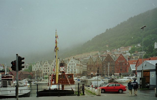 Bergen w bardziej typowej  scenerii