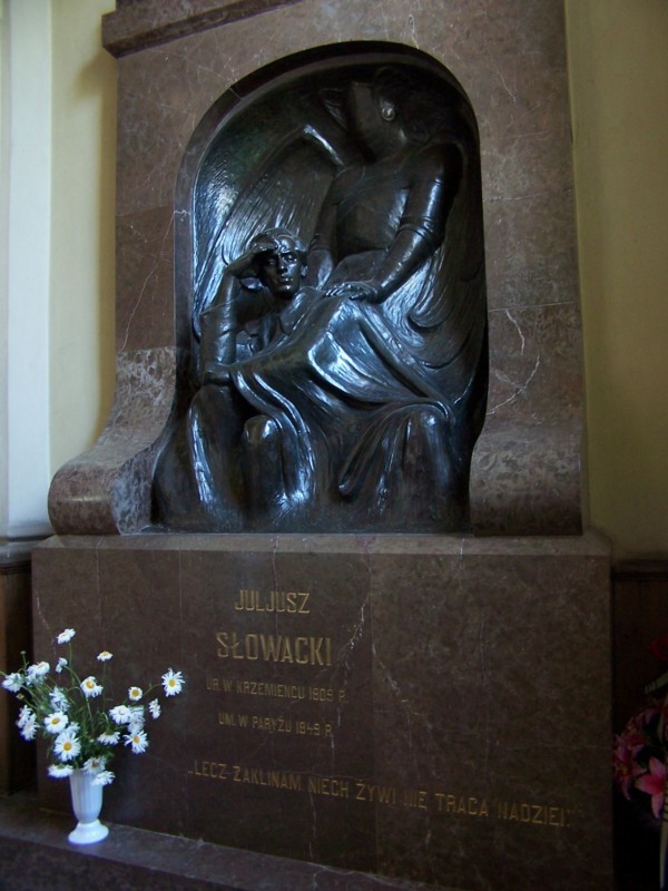 Krzemieniec - pomnik rewolucyjnego poety polskiego - Juliusza Słowackiego