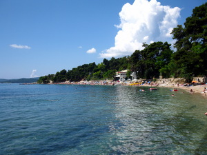 Plaża w Orebicu.