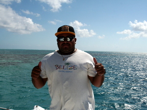Belize - nasz Divemaster na Blue Hole:)