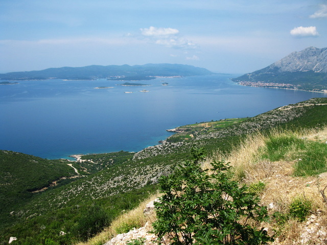 Widok na półwysep Peljesac