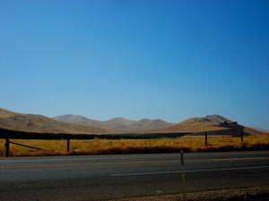Pustynny krajobraz kalifornii