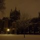 Hereford w śniegu