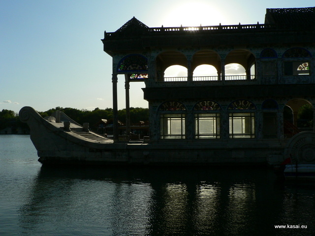 Pekin Pałac Letni Marmurowy Statek