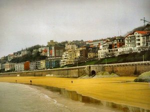 San Sebastian - plaże poza  sezonem