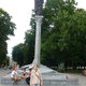 Halinka w parku w centrum Augustowa.