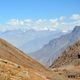 Widok z Burji La na Wielki Łańcuch Karakorum