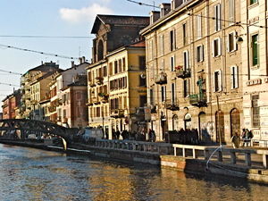 Milano, kanaly Navigli