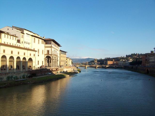 Galeria Uffizi i rzeka Arno, Florencja