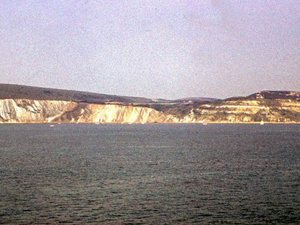 Southampton - klify  wyspy  Wight