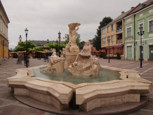 fontanna w Ostrzyhomiu